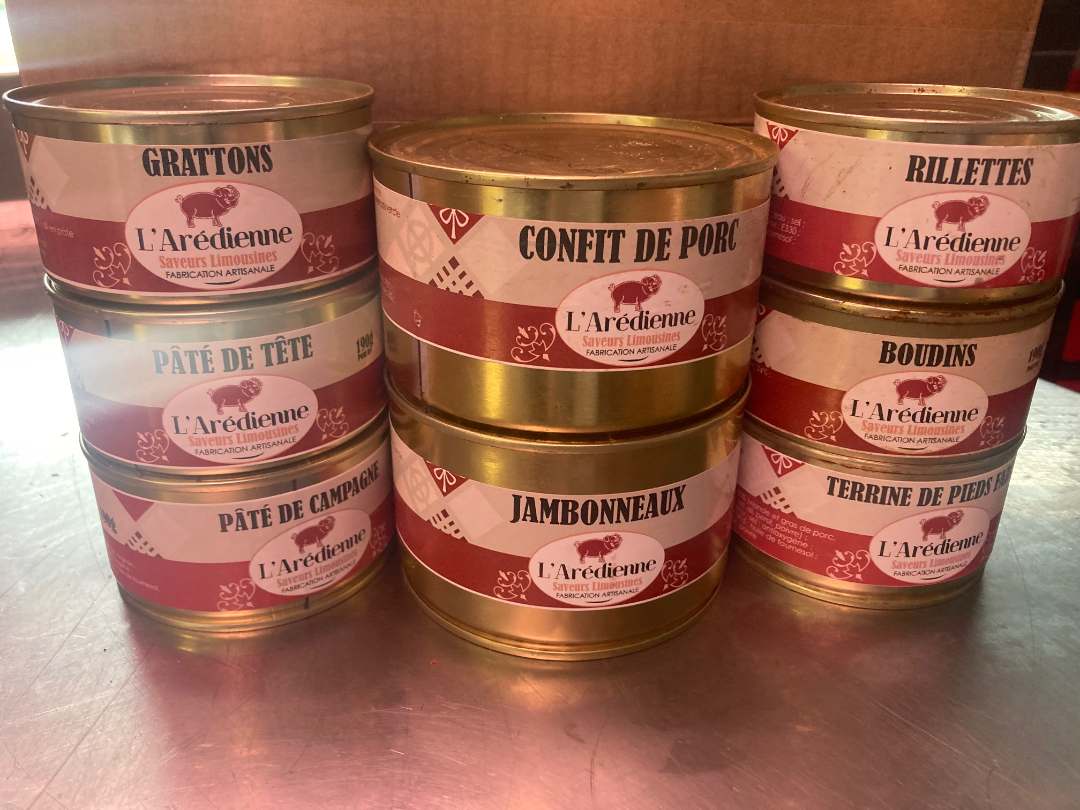 Conserves l'aredienne : photo du produit rappelé le 06/01/2023
