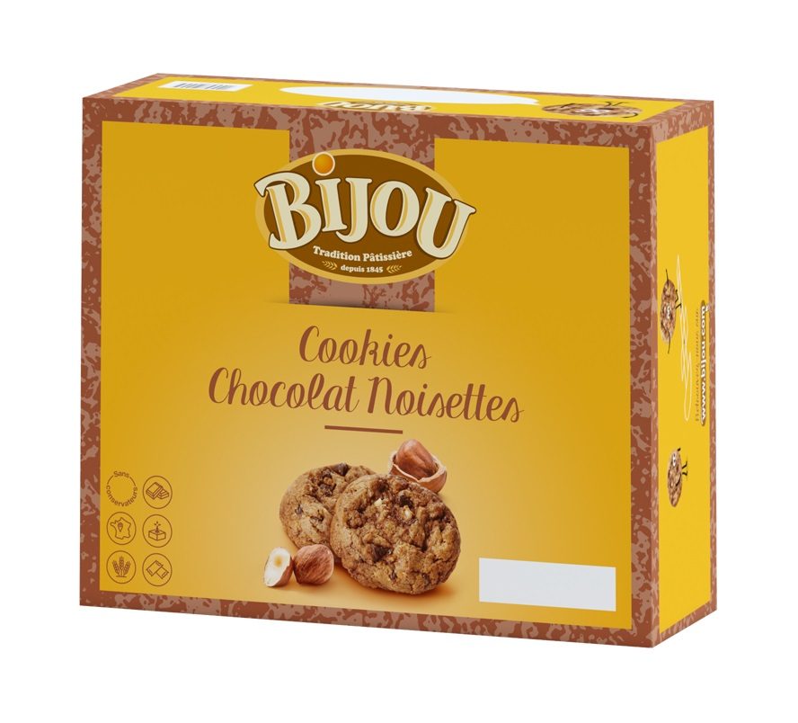 Cookies chocolat noisette Bijou : photo du produit rappelé le 22/06/2022
