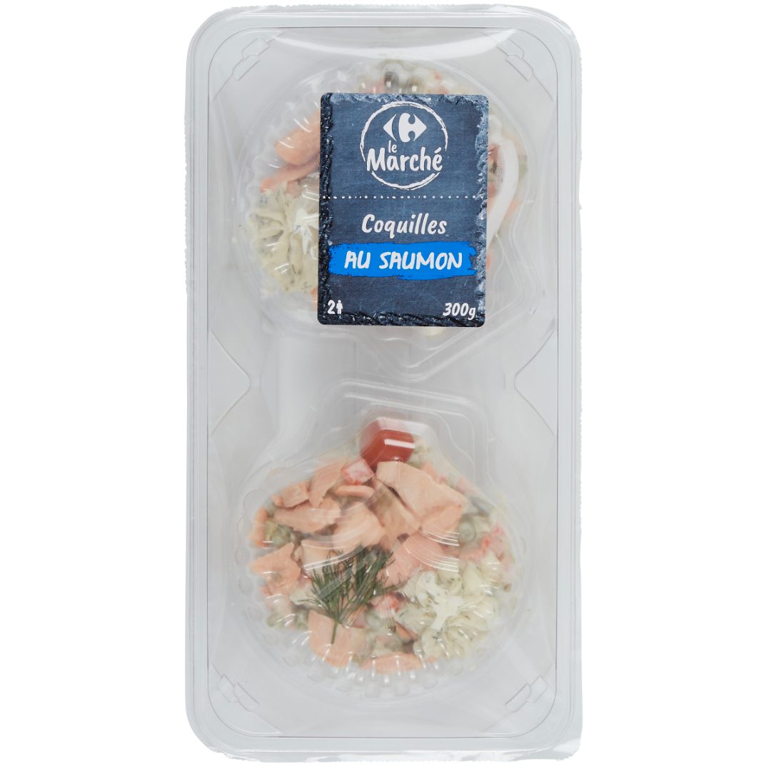 Coquilles au saumon Carrefour le Marché : photo du produit rappelé le 17/07/2026