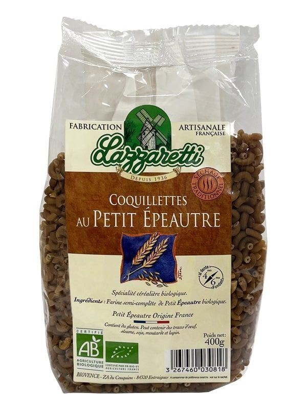 Coquillettes petit epeautre Lazzaretti : photo du produit rappelé le 08/08/2025