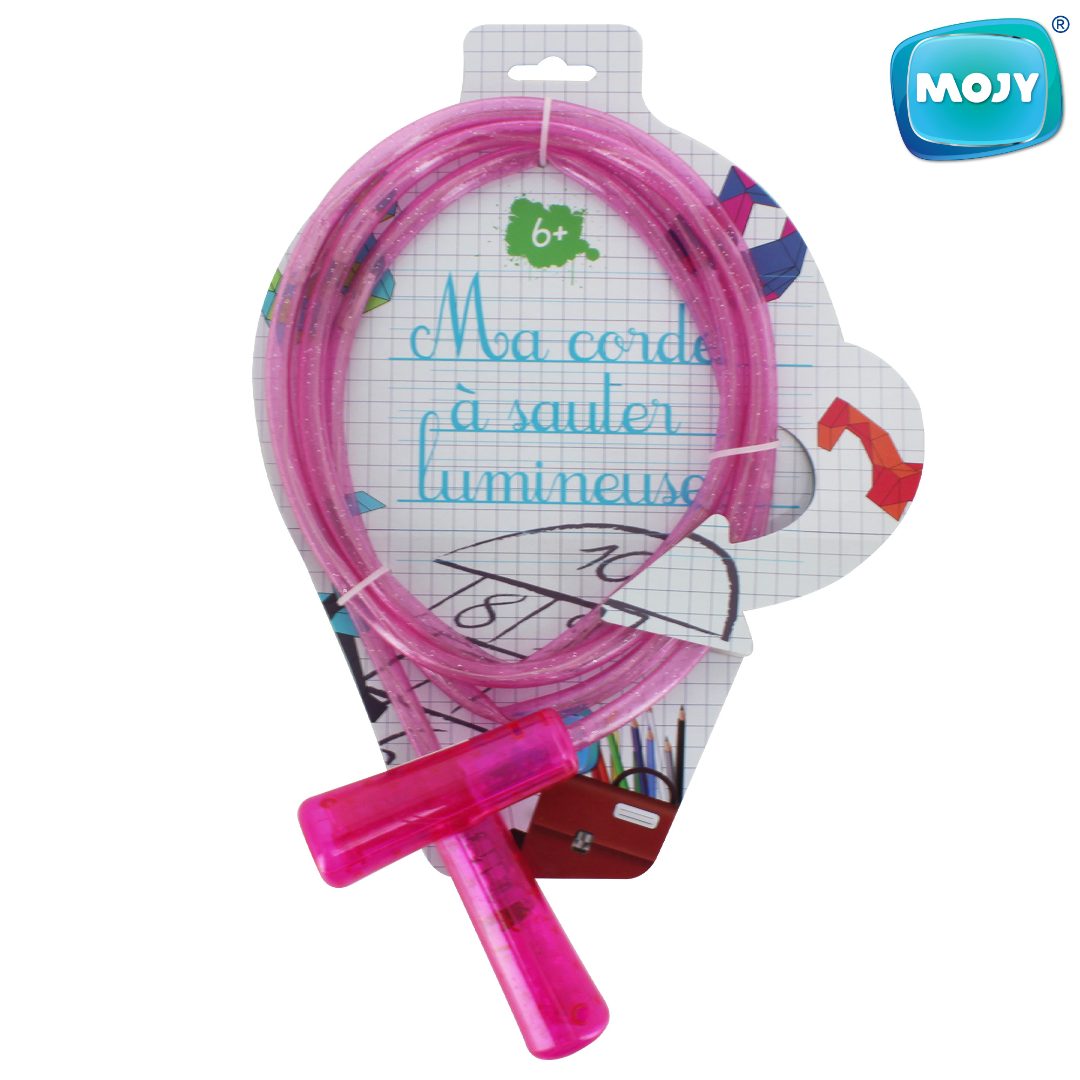 Corde à sauter lumineuse 3 couleurs Mojy : photo 2 sur 3 du produit rappelé le 24/01/2022