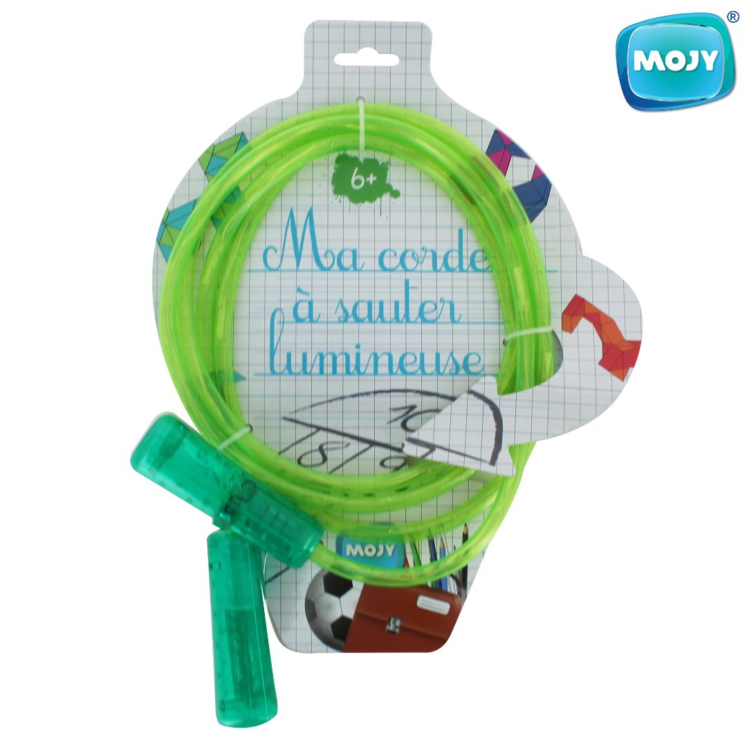 Corde à sauter lumineuse 3 couleurs Mojy : photo 3 sur 3 du produit rappelé le 24/01/2022