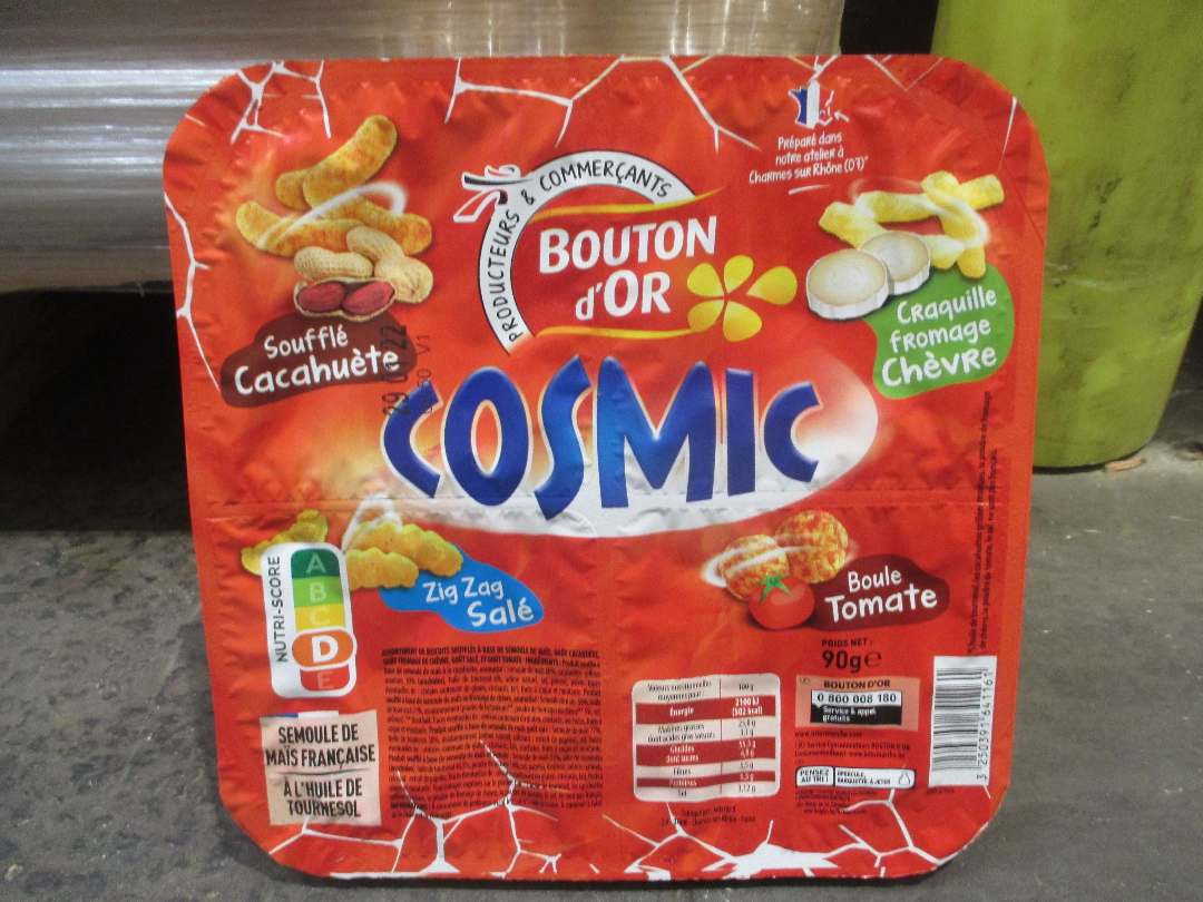 Cosmic 4 goûts Bouton d'Or : photo du produit rappelé le 13/07/2021