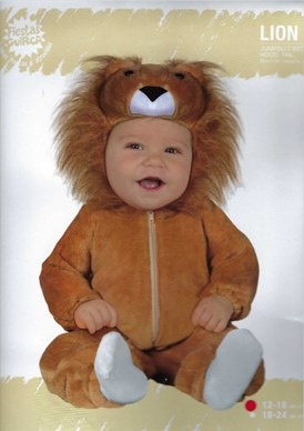 Costume de lion Fiestas Guirca : photo du produit rappelé le 15/03/2024