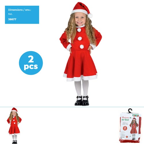 Costume de noel pour fille Fomax : photo du produit rappelé le 04/02/2025