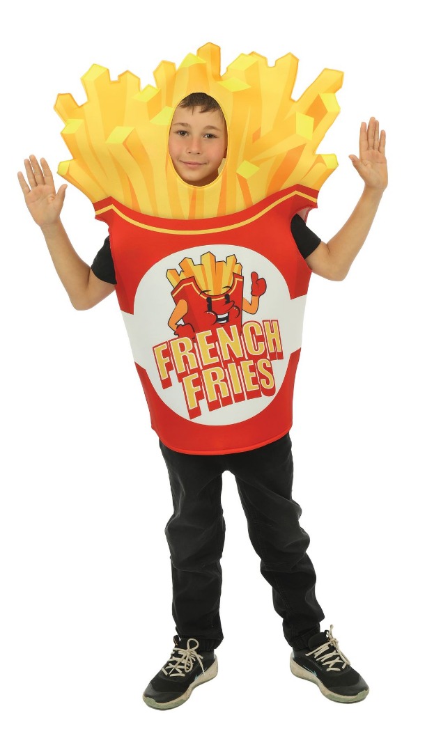 Costume frites - enfant - taille unique P'tit Clown : photo du produit rappelé le 15/04/2025