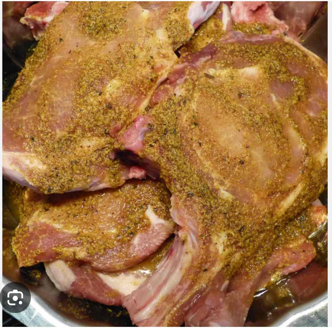 Côtes de porc marinee thym citron : photo du produit rappelé le 09/07/2024