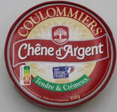 Coulommiers 350g Chêne d'Argent : photo du produit rappelé le 09/08/2025