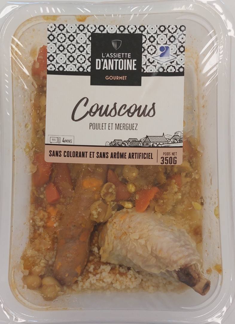 Couscous 350g Saveurs d'Antoine : photo du produit rappelé le 03/11/2022