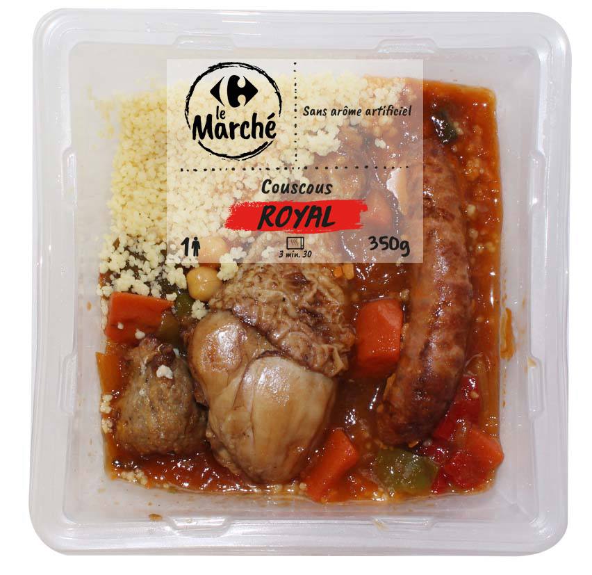 Couscous royal Carrefour le Marché : photo du produit rappelé le 07/12/2021
