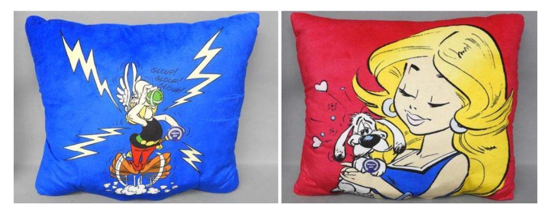 Coussin carre lumineux asterix potion / coussin carre lumineux Parc Asterix : photo du produit rappelé le 29/09/2023
