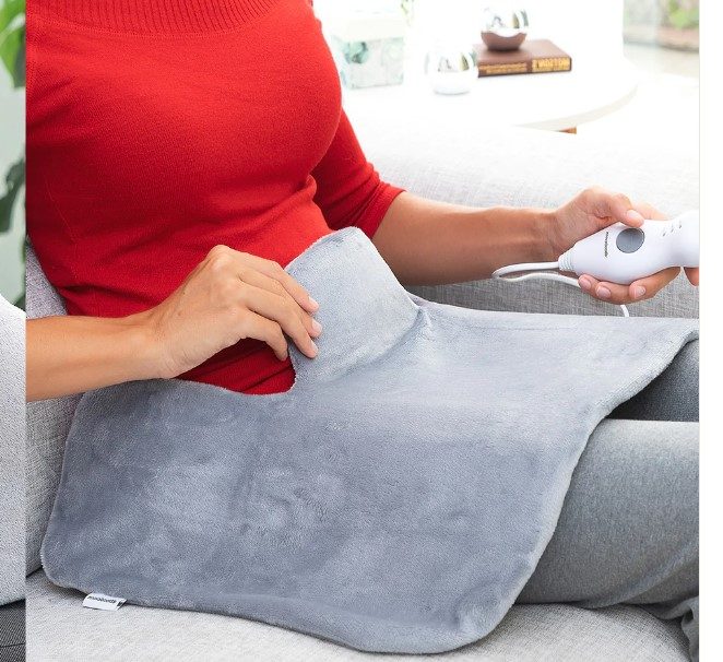 Coussins chauffants pour la nuque et les épaules Innova Goods : photo du produit rappelé le 30/01/2023