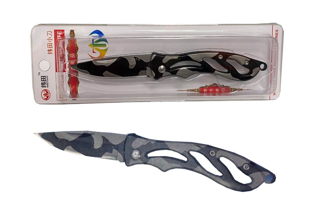 Couteau de poche militaire Forest - Weitian Knife : photo du produit rappelé le 05/04/2024