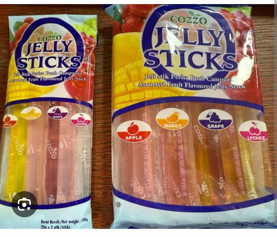 Cozzo jelly sticks saveur fruits : photo du produit rappelé le 24/09/2025