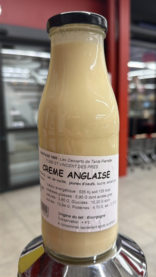 Creme anglaise 50cl Laiterie Bernard : photo du produit rappelé le 20/02/2026