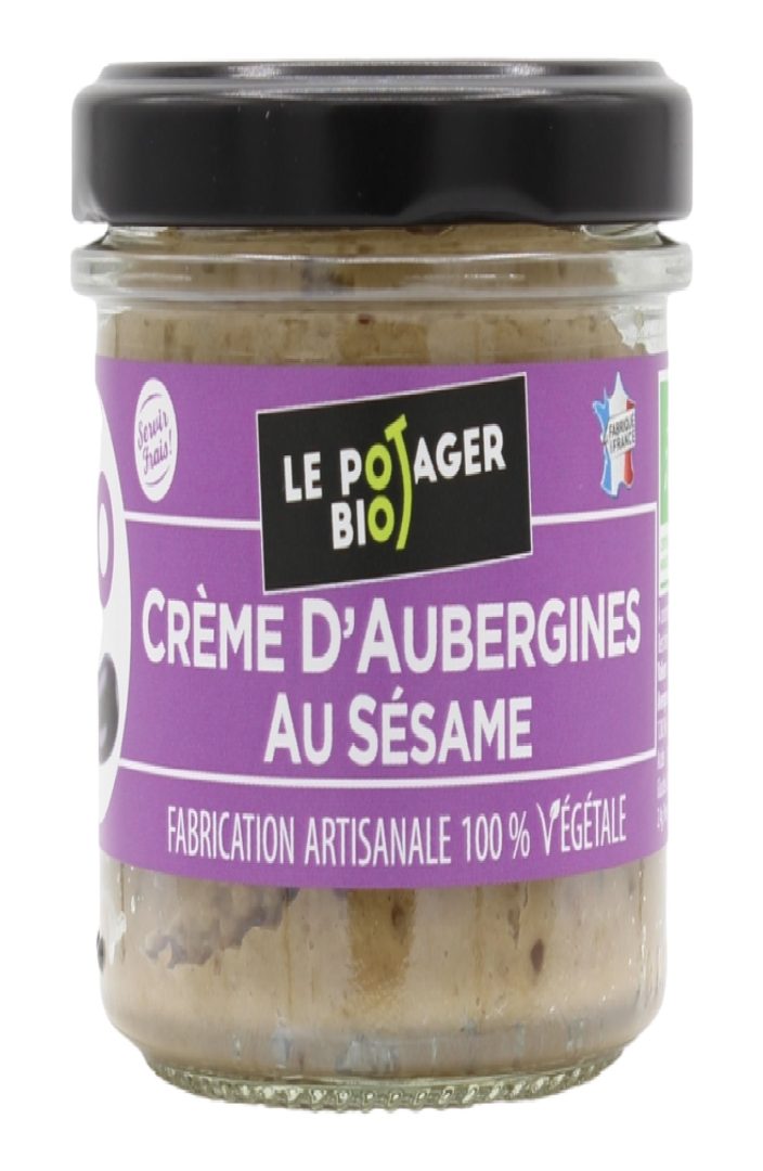 Crème aubergines 190g Le Potager BIO : photo du produit rappelé le 04/11/2024