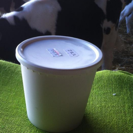Creme crue : photo du produit rappelé le 15/02/2022
