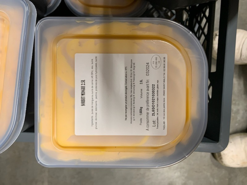 Crème glacée amarena Taglab : photo du produit rappelé le 22/03/2022