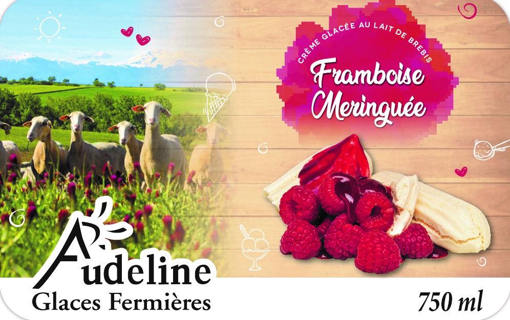 Crème glacée au lait de brebis Audeline : photo 2 sur 2 du produit rappelé le 04/11/2021