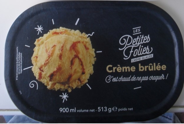 Crème glacée creme brulee Toupargel : photo du produit rappelé le 04/08/2021