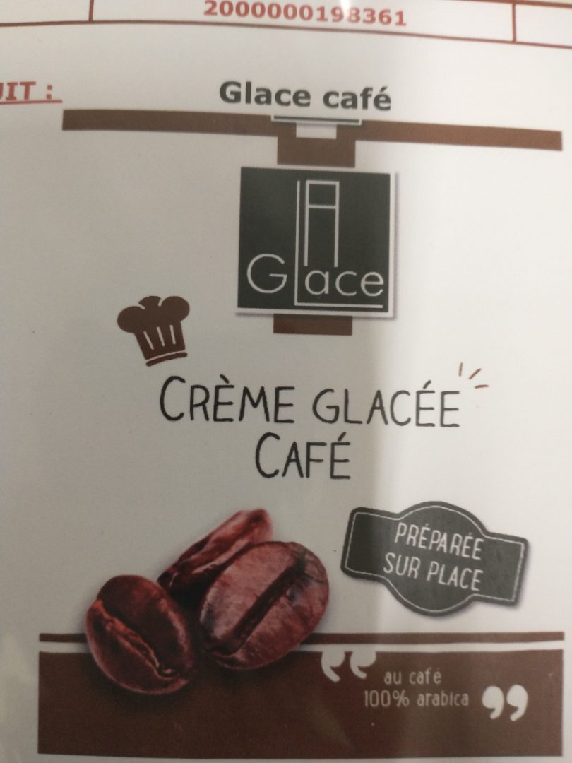 Creme glacee La Glace : photo du produit rappelé le 20/08/2021