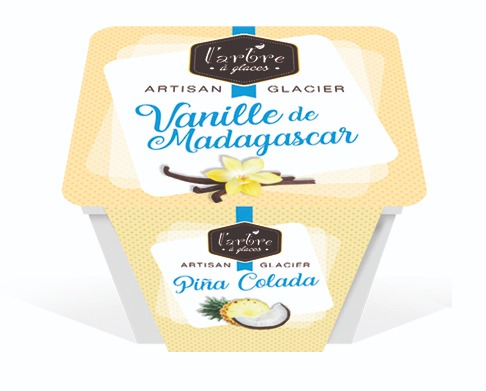 Crème glacée vanille gousse 0,75l L'Arbre à Glaces : photo du produit rappelé le 15/11/2021