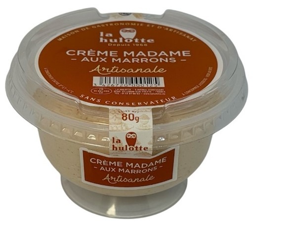 Crème madame aux marrons 80g La Hulotte : photo du produit rappelé le 02/07/2025
