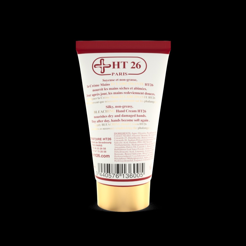 Crème mains éclaircissante HT26 : photo du produit rappelé le 06/08/2025