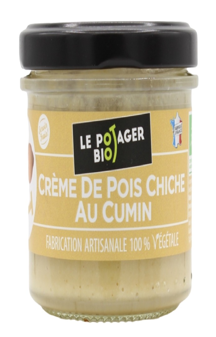 Crème pois chiches 190g Le Potager BIO : photo du produit rappelé le 04/11/2024