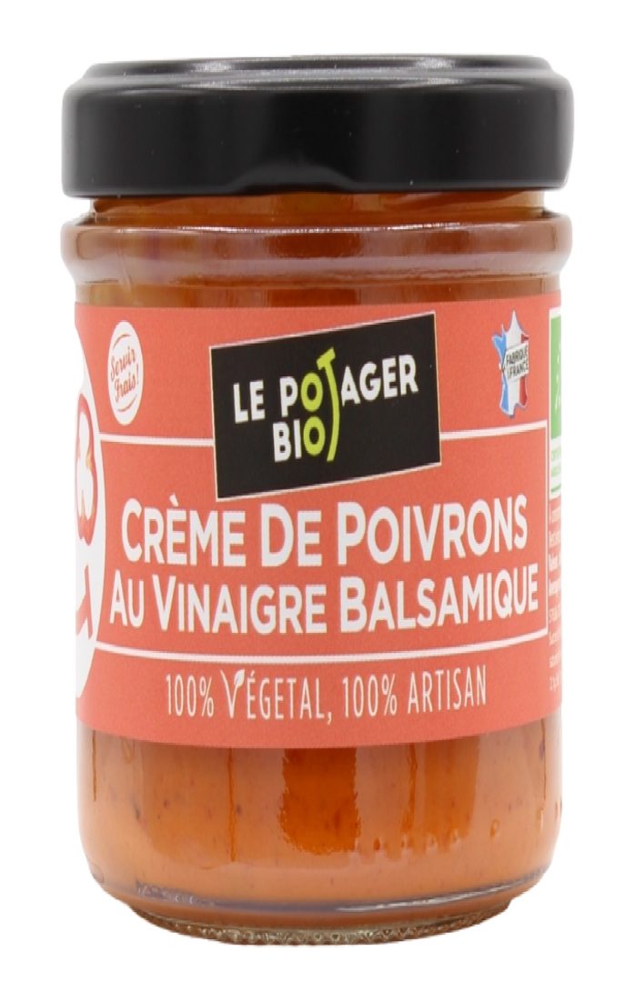 Crème poivrons 190g Le Potager BIO : photo du produit rappelé le 04/11/2024