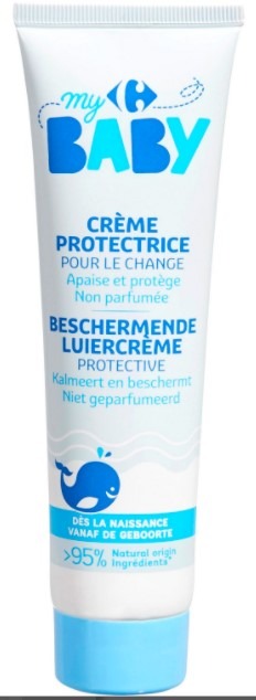Creme protectrice pour le change My Carrefour Baby : photo du produit rappelé le 07/05/2021