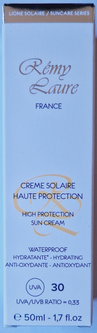 Creme solaire haute protection spf30 Remy Laure : photo du produit rappelé le 01/02/2023