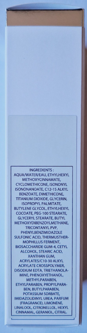 Creme solaire haute protection spf30 Remy Laure : photo 3 sur 5 du produit rappelé le 01/02/2023