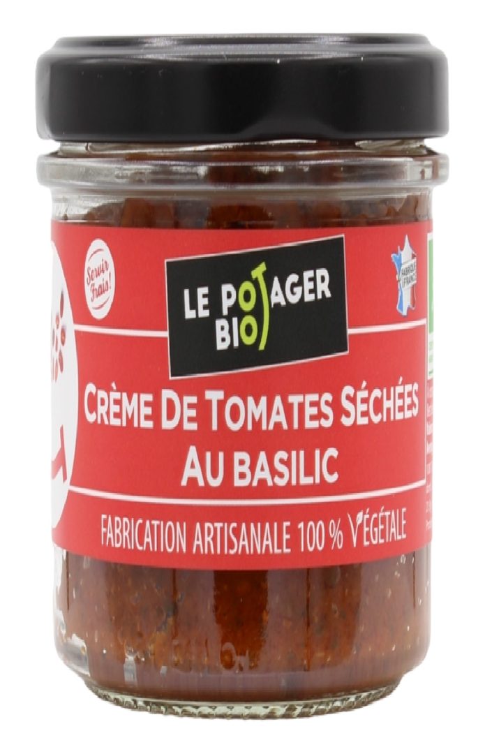 Crème tomates séchées 190g Le Potager BIO : photo du produit rappelé le 04/11/2024
