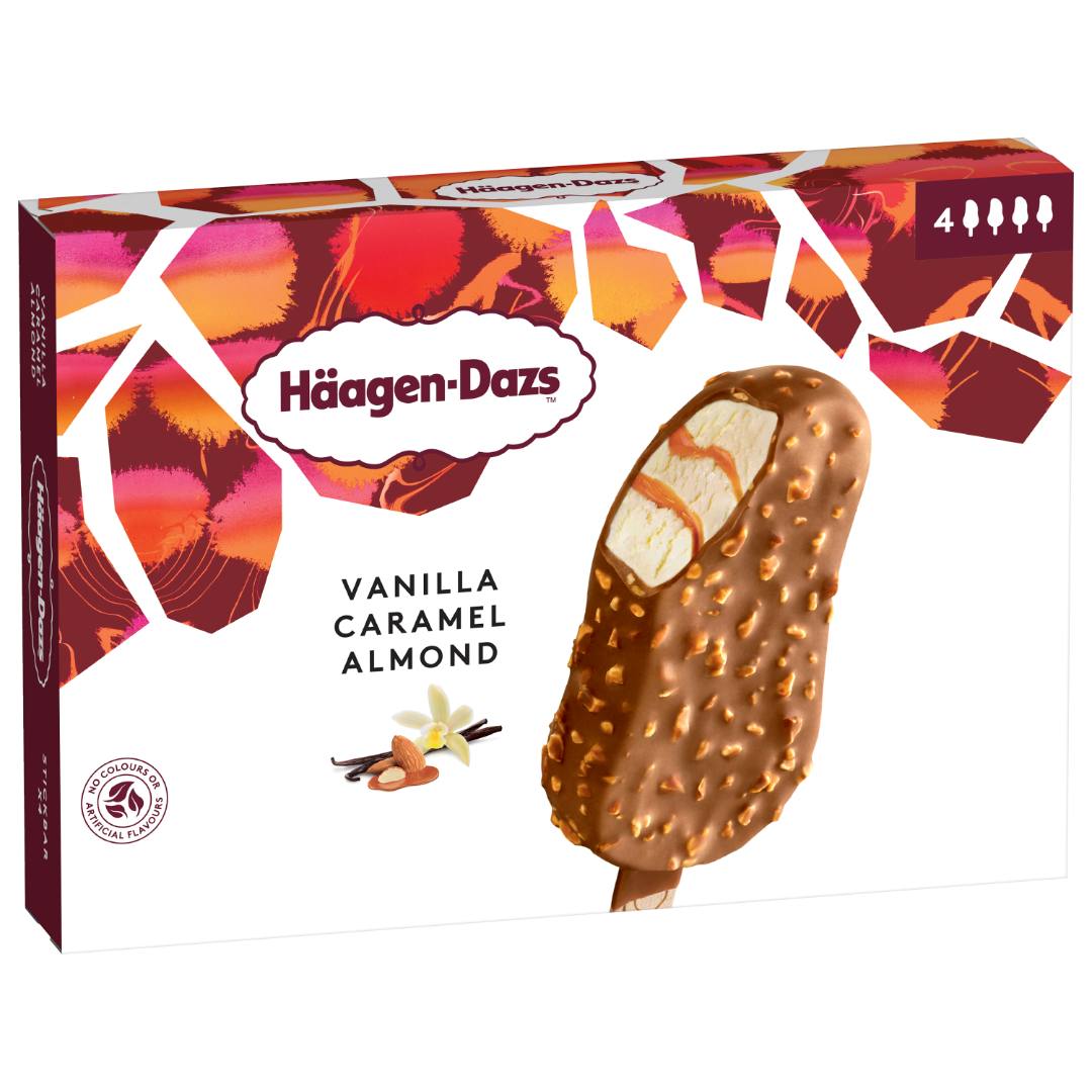 Crèmes glacées 3/3 bâtonnets et mini bâtonnets Häagen-Dazs : photo 2 sur 3 du produit rappelé le 29/07/2022