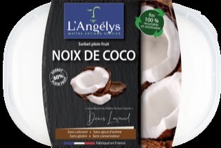 Crèmes glacées 450 g et 500 g et sorbets 500 g L'Angélys : photo 2 sur 2 du produit rappelé le 03/08/2021