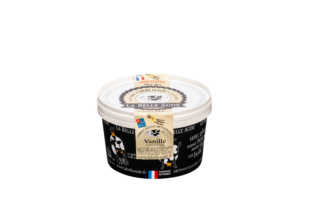 Crèmes glacées 500 et 550 ml : rhum raisin aux raisins La Belle Aude : photo 3 sur 3 du produit rappelé le 26/10/2021