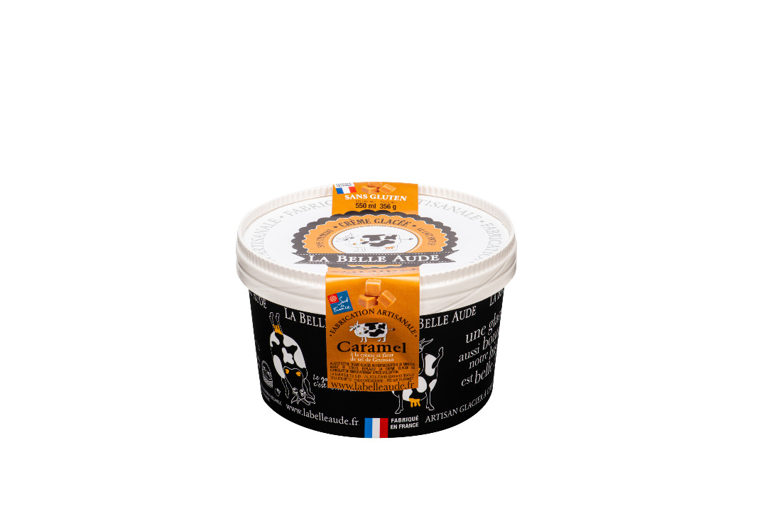 Crèmes glacées 550 ml : café 100% arabica, caramel à la crème La Belle Aude : photo 2 sur 5 du produit rappelé le 26/10/2021
