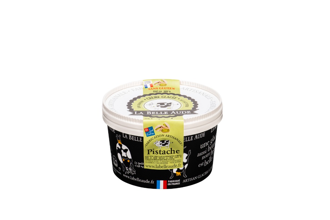Crèmes glacées 550 ml : miel de garrigue amande, noisette La Belle Aude : photo 4 sur 5 du produit rappelé le 13/08/2021
