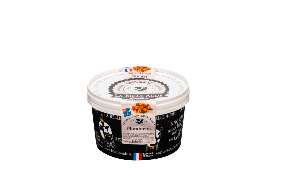 Crèmes glacées 550 ml : miel de garrigue amande, noisette La Belle Aude : photo 5 sur 5 du produit rappelé le 13/08/2021