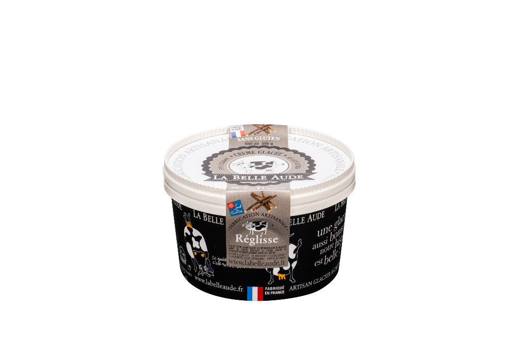 Crèmes glacées 550 ml : noisette pralinée avec éclats La Belle Aude : photo 4 sur 4 du produit rappelé le 26/10/2021
