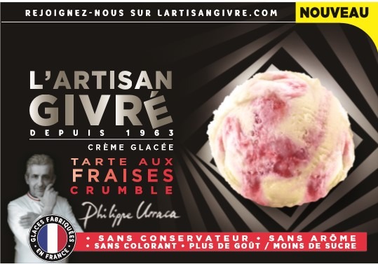Cremes glacees Artisangivre : photo du produit rappelé le 05/08/2021
