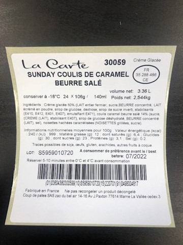 Cremes glacees Ty Skorn - Moustache - Coup de Pate - Sanchez : photo 5 sur 5 du produit rappelé le 18/06/2021