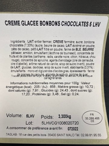 Cremes glacees Ty Skorn - Moustache - Coup de Pate - Sanchez : photo du produit rappelé le 18/06/2021