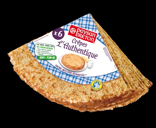 Crêpes l'authentique - diffusion France métropolitaine Paysan Breton : photo du produit rappelé le 03/09/2021