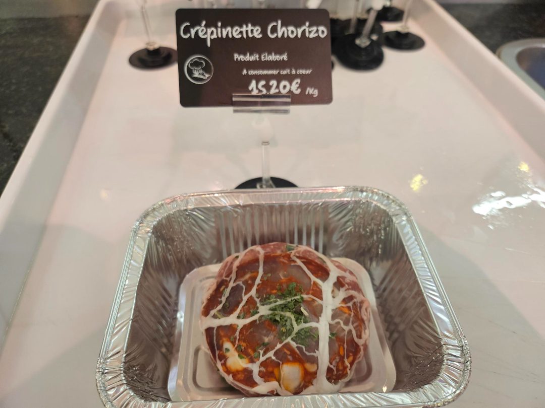 Crépinette de porc au chorizo : photo du produit rappelé le 29/01/2026