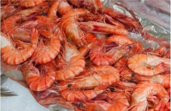 Crevettes cuites 50/70 equateur Auchan le Poissonnier : photo du produit rappelé le 17/06/2026