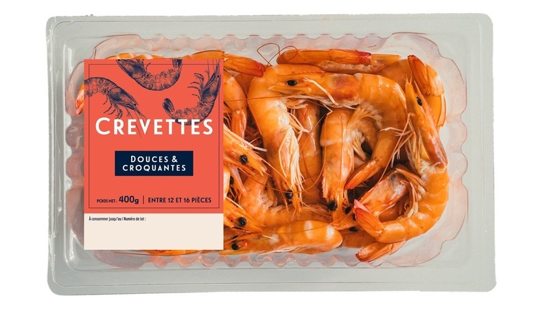 Crevettes entières cuites 30/40 400g Grand Frais : photo du produit rappelé le 11/05/2026