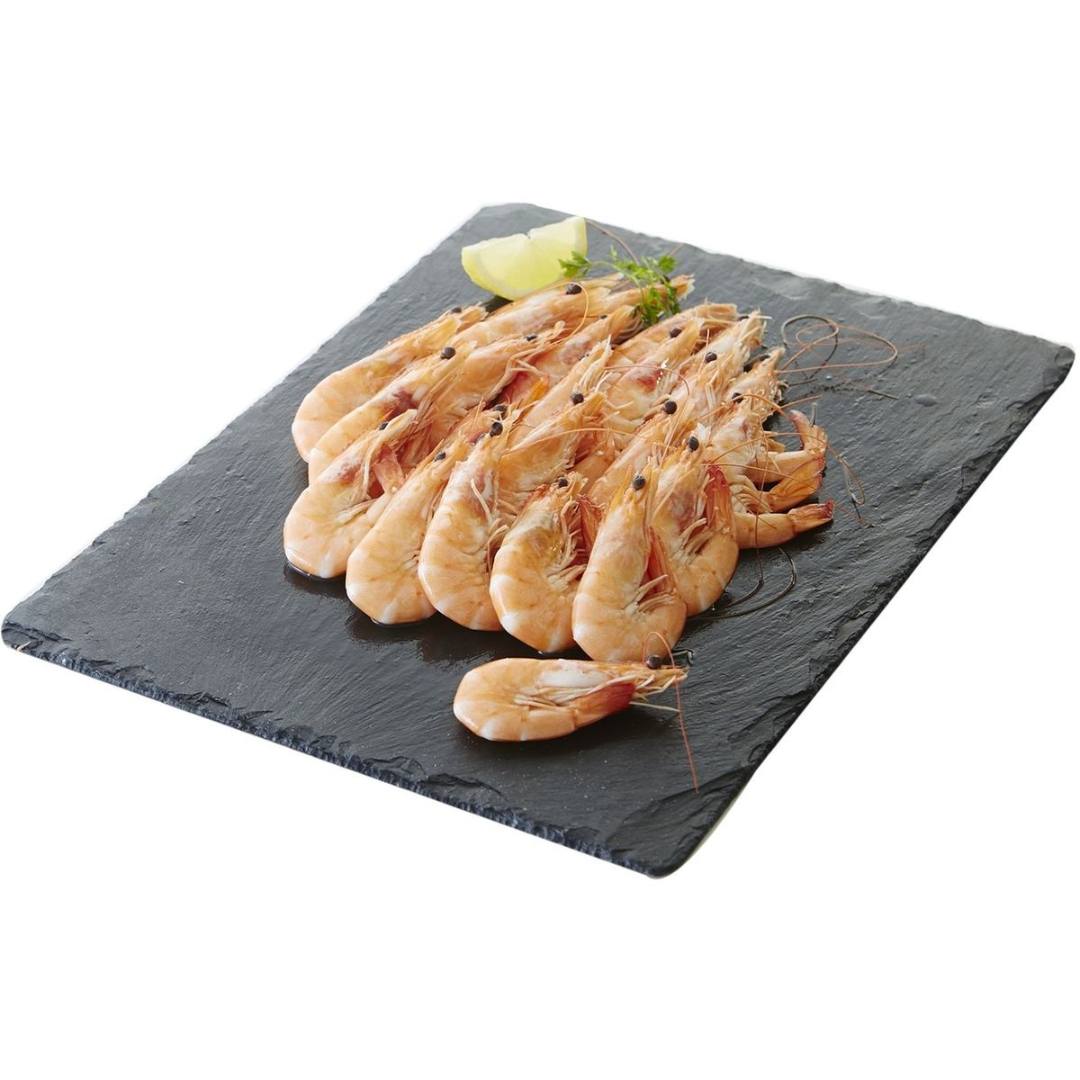 Crevettes entieres cuites label rouge 40/60 - madagascar : photo du produit rappelé le 11/09/2023