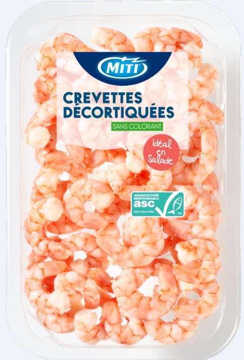 Crevettes natures asc Miti : photo 4 sur 4 du produit rappelé le 01/10/2025